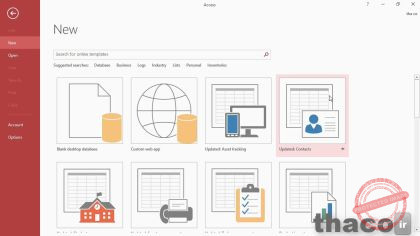 Creating the database file