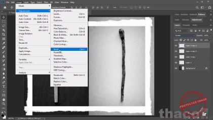 Adding a deckled edge effect