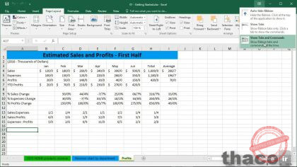 Using the menu system