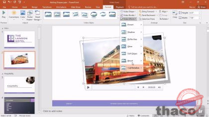 Adding and formatting video from your computer and from YouTube