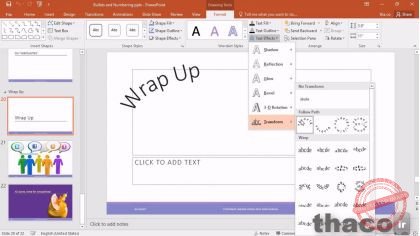 formatting text and creating wordart