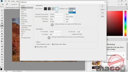 A tour of the Photoshop interface