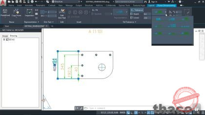 Editing dimensions