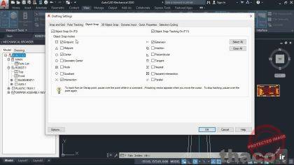 Drafting Settings dialog box