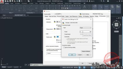Property management in AutoCAD Mechanical