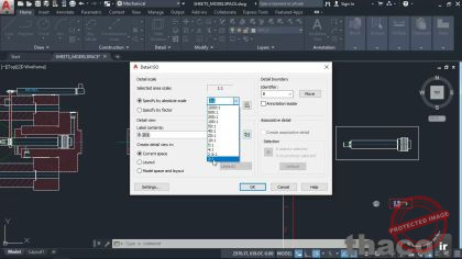 Using drawing sheets in model space
