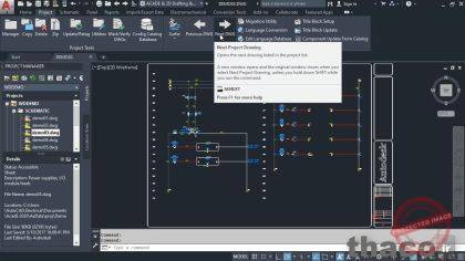 Navigating project drawings
