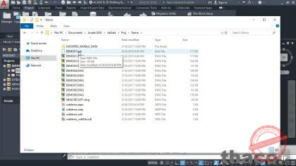Accessing project files in AutoCAD Electrical