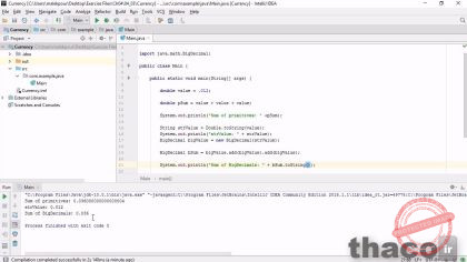 representing currency values with bigdecimal