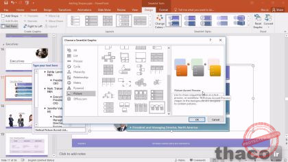 Using SmartArt to create diagrams