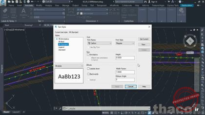 Ribbons knowledge in AutoCAD Civil 3d