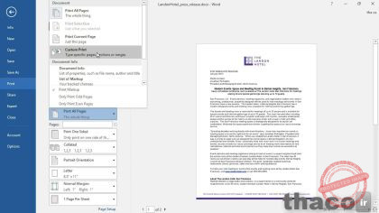 Printing your documents