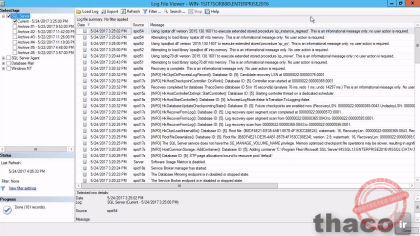 review logs in sql server