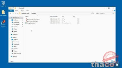 Using the Matlab Course exercise files