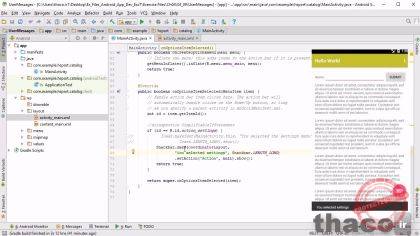 Display messages with Toast and Snackbar