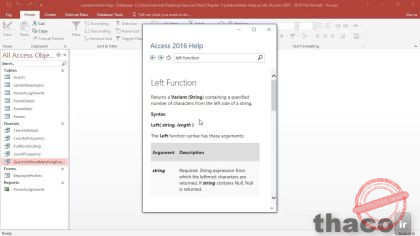 Accessing Access help