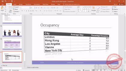 Inserting Excel tables