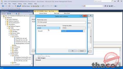 creating relationships between tables