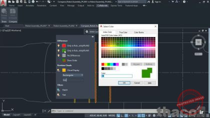 Viewing results in Drawing Comparison