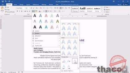Adding pizzazz with special text effects
