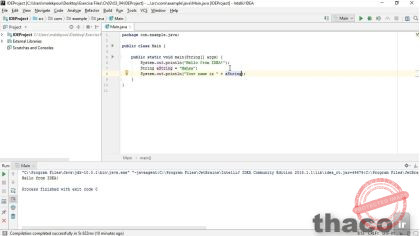 Creating a Java project in IntelliJ IDEA