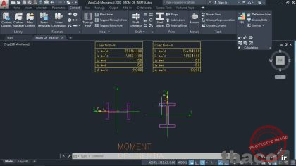 Calculating moments of inertia