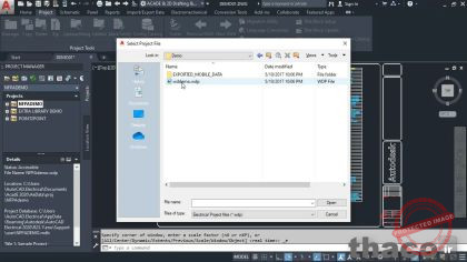 Project files in AutoCAD Electrical