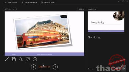 Using Presenter view