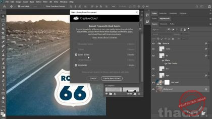 Creating a library from a document