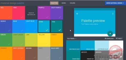 modify material design themes and styles