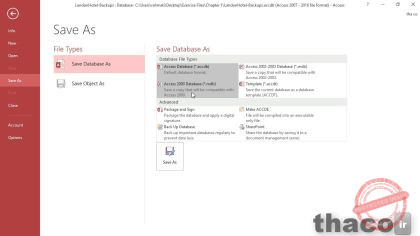 حفظ دادههای پایگاه داده اکسس با بکآپ گیری منظم