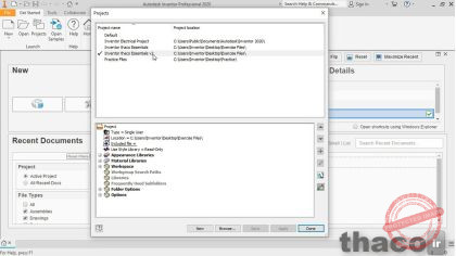 Create a practice project