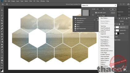 Using color, gradient, and pattern fill