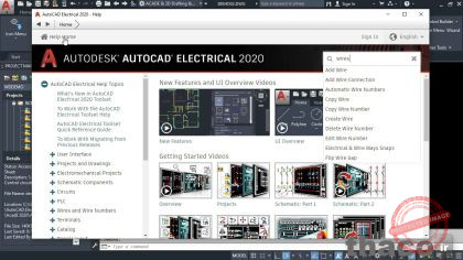 Accessing Help in AutoCAD Electrical