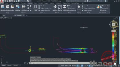 Calculating FEA (finite element analysis) stresses
