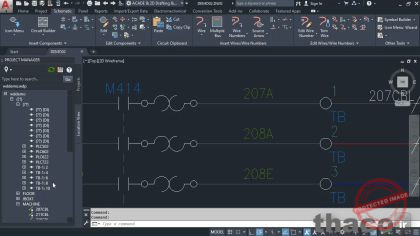 The AutoCAD Electrical Project Manager