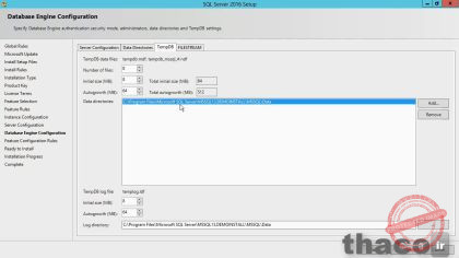 Advanced installation options in SQL Server