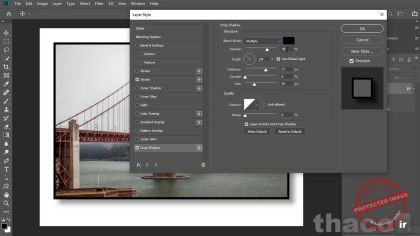 Applying layer effects and styles