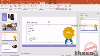 Reviewing and comparing changes with others